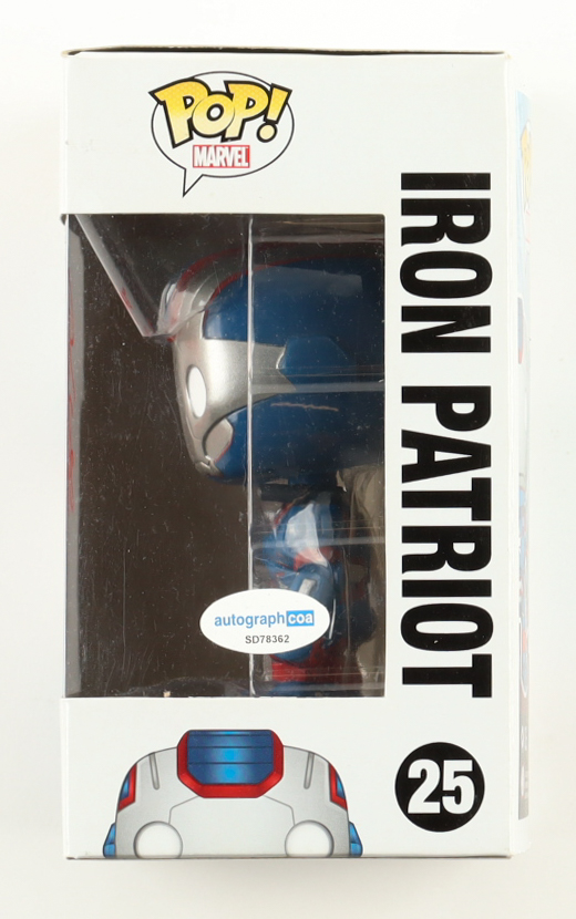 Shane Black Signed "Iron Man 3" #25 Iron Patriot Funko Pop! Vinyl Figure (ACOA) at PristineAuction.com Shane Black Signed "Iron Man 3" #25 Iron Patriot Funko Pop! Vinyl Figure (ACOA) at PristineAuction.com