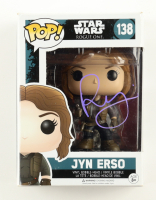 Felicity Jones Signed "STAR WARS: Rogue One" #138 Jyn Erso Funko Pop! Vinyl Figure (ACOA) at PristineAuction.com