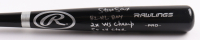 Steve Sax Signed Rawlings Pro Baseball Bat with (4) Career Stat Inscriptions (PSA) at PristineAuction.com