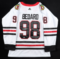 Connor Bedard Signed Blackhawks Adidas Authentic Jersey (PSA) at PristineAuction.com