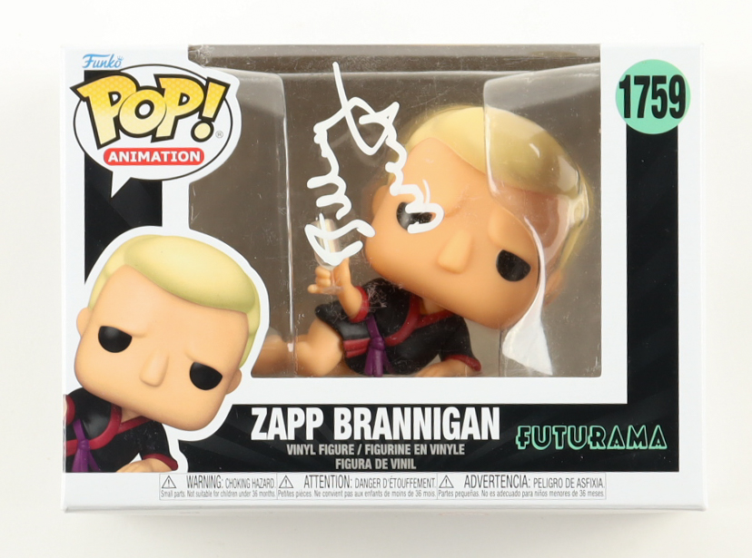 Billy West Signed "Futurama" #1759 Zapp Brannigan Funko Pop! Vinyl Figure (ACOA) at PristineAuction.com Billy West Signed "Futurama" #1759 Zapp Brannigan Funko Pop! Vinyl Figure (ACOA) at PristineAuction.com