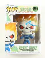 Nicolas Cage Signed "Marvel Strange Tales" #1559 Ghost Rider Bobble-Head Funko Pop! Vinyl Figure (ACOA) at PristineAuction.com