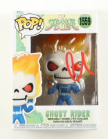 Nicolas Cage Signed "Marvel Strange Tales" #1559 Ghost Rider Bobble-Head Funko Pop! Vinyl Figure (ACOA) at PristineAuction.com