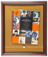 Nolan Ryan Signed 1999 Hall of Fame Induction Custom Framed Program Display with Matching HOF Induction Pin (PSA) at PristineAuction.com