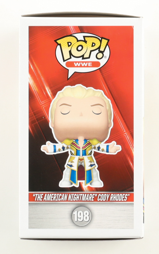 Cody Rhodes Signed "WWE" #198 'The American Nightmare' Cody Rhodes Funko Pop! Vinyl Figure (ACOA) at PristineAuction.com Cody Rhodes Signed "WWE" #198 'The American Nightmare' Cody Rhodes Funko Pop! Vinyl Figure (ACOA) at PristineAuction.com