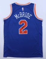 Miles "Deuce" McBride Signed Knicks Nike Authentic Jersey (PSA) at PristineAuction.com