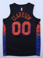Jordan Clarkson Signed Knicks Jordan Authentic Jersey (PSA) at PristineAuction.com