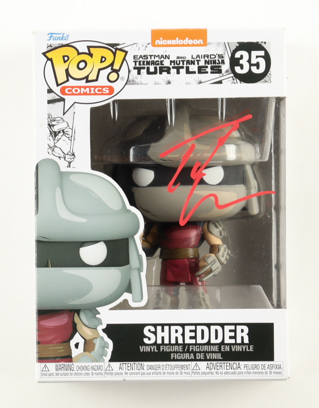 Tohoru Masamune Signed "Teenage Mutant Ninja Turtles" #35 Shredder Funko Pop! Vinyl Figure (ACOA) at PristineAuction.com Tohoru Masamune Signed "Teenage Mutant Ninja Turtles" #35 Shredder Funko Pop! Vinyl Figure (ACOA) at PristineAuction.com