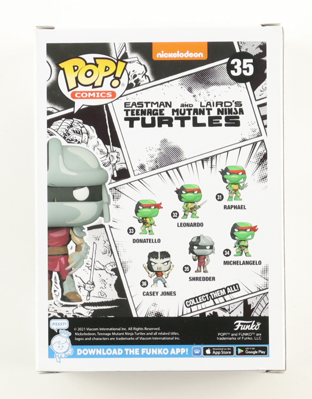 Tohoru Masamune Signed "Teenage Mutant Ninja Turtles" #35 Shredder Funko Pop! Vinyl Figure (ACOA) at PristineAuction.com Tohoru Masamune Signed "Teenage Mutant Ninja Turtles" #35 Shredder Funko Pop! Vinyl Figure (ACOA) at PristineAuction.com