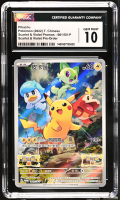 Pikachu 2022 Pokemon TCG Scarlet & Violet SV-P Promos Traditional Chinese #001/SV-P (CGC 10) at PristineAuction.com