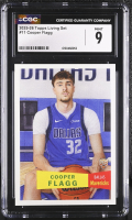 Cooper Flagg 2025-26 Topps Living Set #11 RC (CGC 9) at PristineAuction.com
