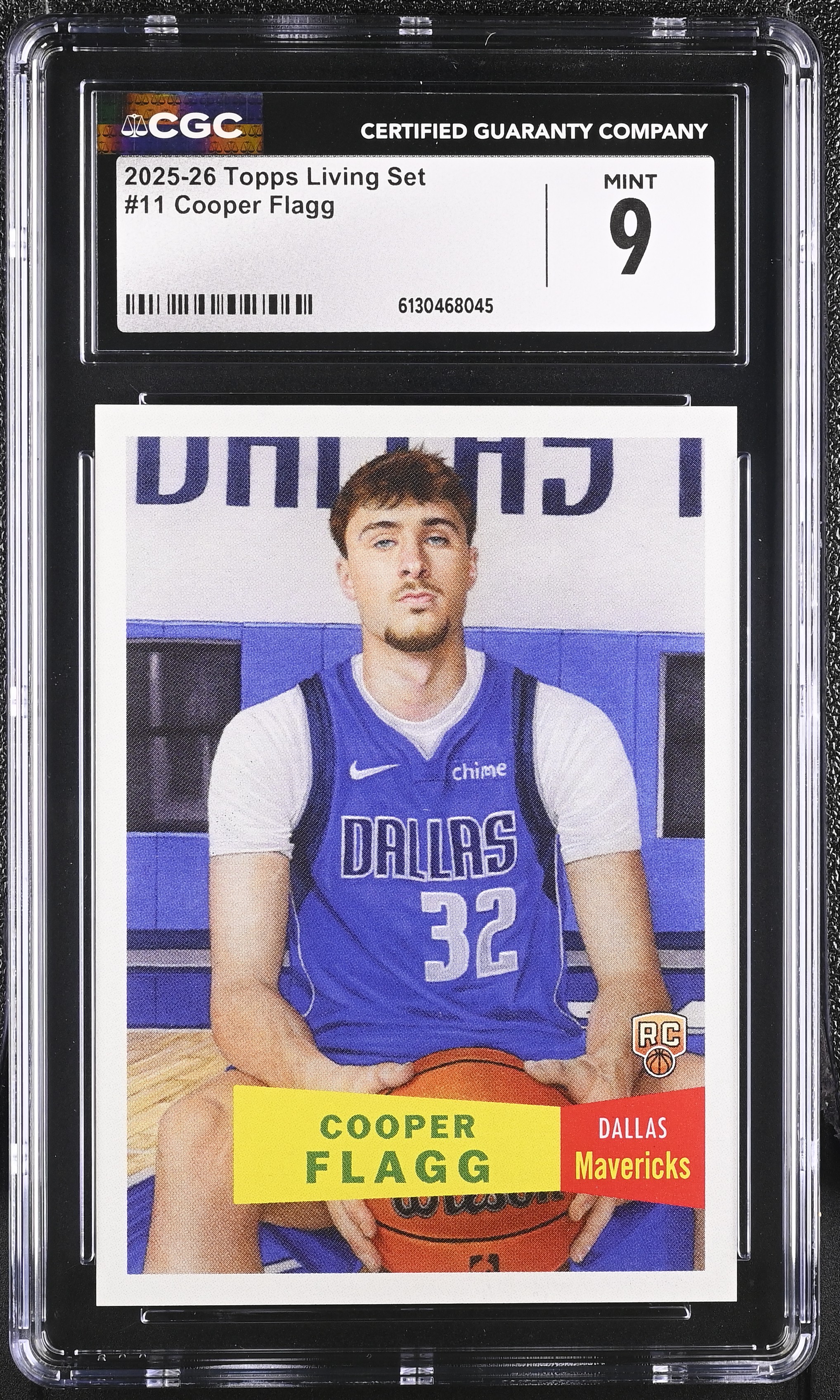 Cooper Flagg 2025-26 Topps Living Set #11 RC (CGC 9) at PristineAuction.com Cooper Flagg 2025-26 Topps Living Set #11 RC (CGC 9) at PristineAuction.com