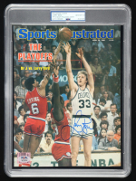 Larry Bird Signed 1980 "Sports Illustrated" Magazine Cover (PSA | Autograph Graded 10) at PristineAuction.com