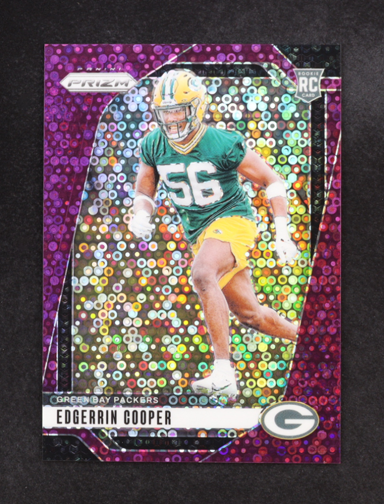 Edgerrin Cooper 2024 Panini Prizm Prizms No Huddle Purple #331 #30/49 RC