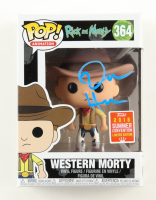 Dan Harmon Signed "Rick and Morty" #364 Western Morty Funko Pop! Vinyl Figure (ACOA) at PristineAuction.com