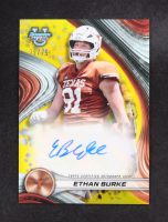 Ethan Burke 2024 Bowman's Best University Best of '24 Autographs Yellow Refractors #BOAEB #39/75 RC at PristineAuction.com