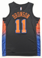 Jalen Brunson Signed Knicks Jordan Authentic Jersey (PSA) at PristineAuction.com