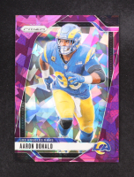 Aaron Donald 2024 Panini Prizm Prizms Purple Ice #172 #149/225 at PristineAuction.com