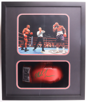 Mike Tyson Signed Custom Framed Shadowbox Everlast Boxing Glove Display (Tyson) at PristineAuction.com