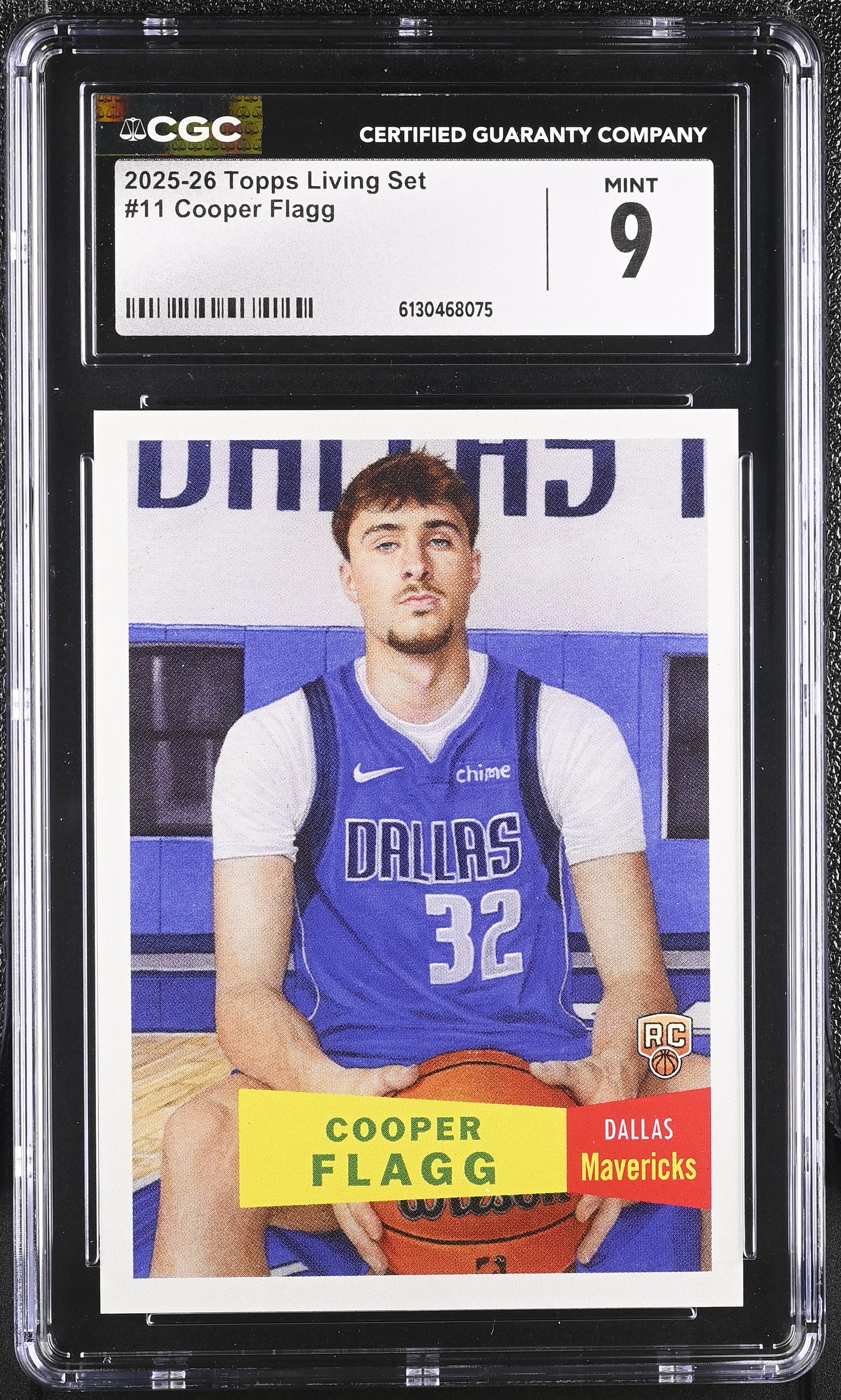 Cooper Flagg 2025-26 Topps Living Set #11 RC (CGC 9) at PristineAuction.com Cooper Flagg 2025-26 Topps Living Set #11 RC (CGC 9) at PristineAuction.com