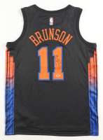 Jalen Brunson Signed Knicks Jordan Authentic Jersey (PSA) at PristineAuction.com