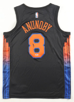 OG Anunoby Signed Knicks Jordan Authentic Jersey (PSA) at PristineAuction.com