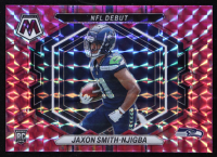 Jaxon Smith-Njigba 2023 Panini Mosaic NFL Debut Mosaic Camo Pink #12 RC at PristineAuction.com