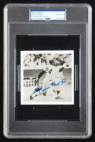 Willie Mays Signed Giants 4x4 Photo (PSA | Autograph Graded 10) at PristineAuction.com