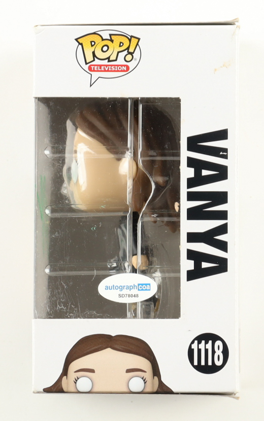 Elliot Page Signed "The Umbrella Academy" Vanya #1118 Funko Pop! Vinyl Figure (ACOA) at PristineAuction.com Elliot Page Signed "The Umbrella Academy" Vanya #1118 Funko Pop! Vinyl Figure (ACOA) at PristineAuction.com