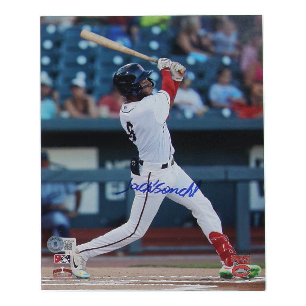 Jackson Chourio Signed Brewers 8x10 Photo (Beckett) at PristineAuction.com