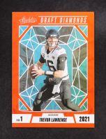 Trevor Lawrence 2024 Absolute Draft Diamonds Spectrum Orange #19 #22/75 at PristineAuction.com