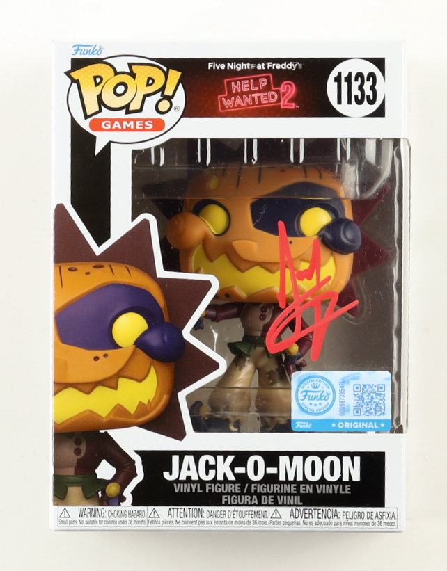 Josh Hutcherson Signed "Five Nights at Freddy's: Help Wanted 2" #1133 Jack-O-Moon Funko Pop! Vinyl Figure (ACOA) at PristineAuction.com Josh Hutcherson Signed "Five Nights at Freddy's: Help Wanted 2" #1133 Jack-O-Moon Funko Pop! Vinyl Figure (ACOA) at PristineAuction.com