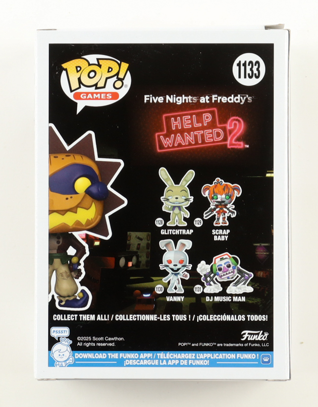 Josh Hutcherson Signed "Five Nights at Freddy's: Help Wanted 2" #1133 Jack-O-Moon Funko Pop! Vinyl Figure (ACOA) at PristineAuction.com Josh Hutcherson Signed "Five Nights at Freddy's: Help Wanted 2" #1133 Jack-O-Moon Funko Pop! Vinyl Figure (ACOA) at PristineAuction.com