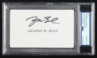 George W. Bush Signed Cut (PSA | Autograph Graded 10) at PristineAuction.com