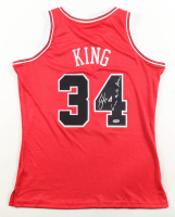 Stacey King Signed Bulls Mitchell & Ness Authentic Jersey With Inscription (PSA) at PristineAuction.com