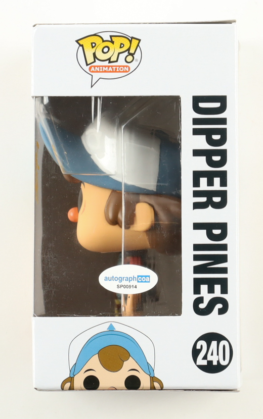 Jason Ritter Signed "Gravity Falls" #240 Dipper Pines Funko Pop! Vinyl Figure (ACOA) at PristineAuction.com Jason Ritter Signed "Gravity Falls" #240 Dipper Pines Funko Pop! Vinyl Figure (ACOA) at PristineAuction.com