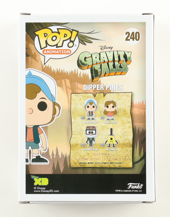 Jason Ritter Signed "Gravity Falls" #240 Dipper Pines Funko Pop! Vinyl Figure (ACOA) at PristineAuction.com Jason Ritter Signed "Gravity Falls" #240 Dipper Pines Funko Pop! Vinyl Figure (ACOA) at PristineAuction.com