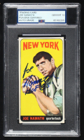 Joe Namath Signed 1965 Topps #122 RC Inscribed "HOF 85" (PSA | Autograph Graded 10) at PristineAuction.com