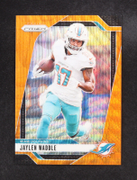 Jaylen Waddle 2024 Panini Prizm Prizms Orange Wave #178 #25/60 at PristineAuction.com