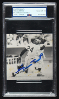 Willie Mays Signed Giants 4x4 Photo (PSA | Autograph Graded 10) at PristineAuction.com
