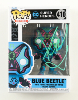 Xolo Mariduena Signed "Blue Beetle" #410 Blue Beetle Funko Pop! Vinyl Figure (ACOA) at PristineAuction.com