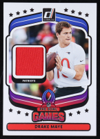 Drake Maye 2025 Donruss Pro Bowl Materials #11 at PristineAuction.com