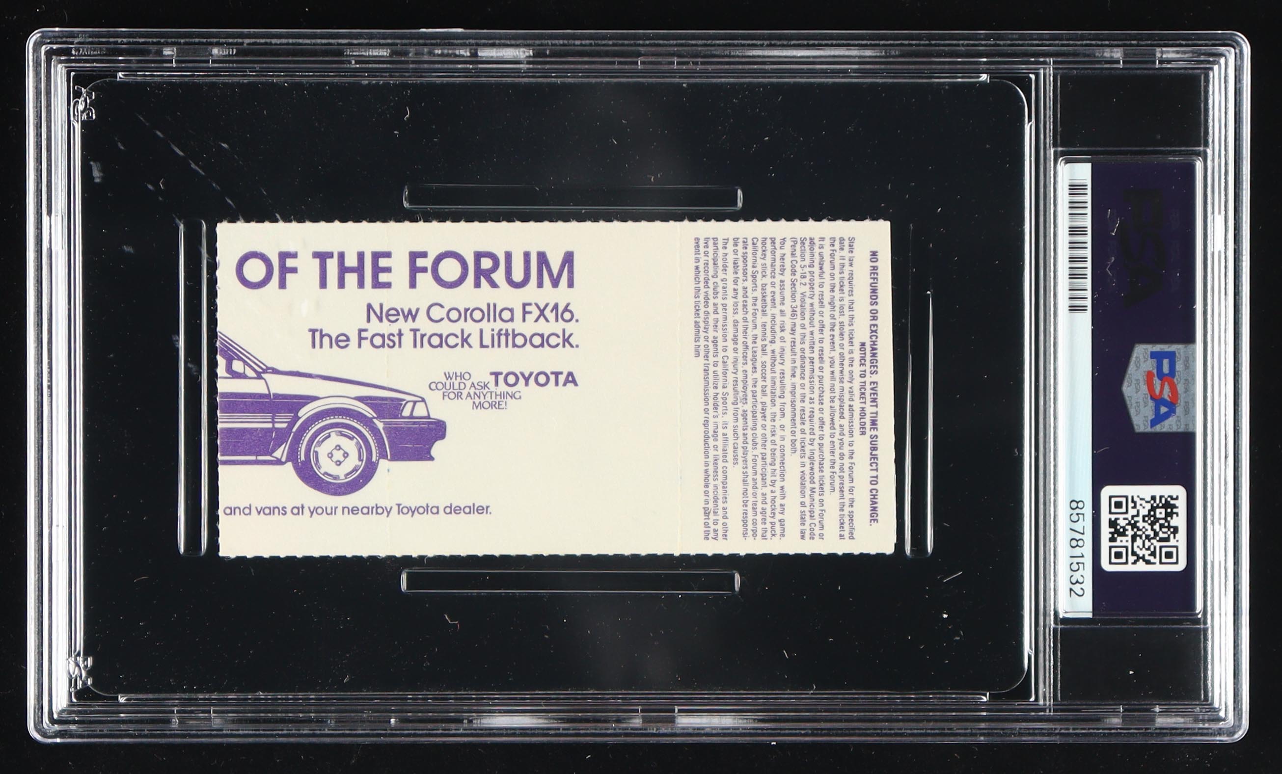Magic Johnson & Larry Bird Signed 1987 NBA Playoffs Ticket (PSA | Auto 10) at PristineAuction.com Magic Johnson & Larry Bird Signed 1987 NBA Playoffs Ticket (PSA | Auto 10) at PristineAuction.com