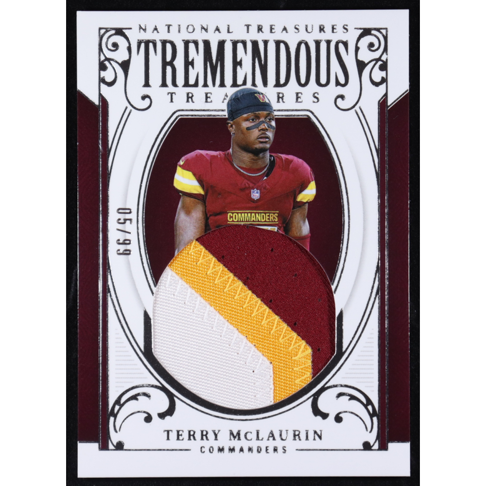 Terry McLaurin 2025 Panini National Treasures Tremendous Treasures #84 #05/99 at PristineAuction.com