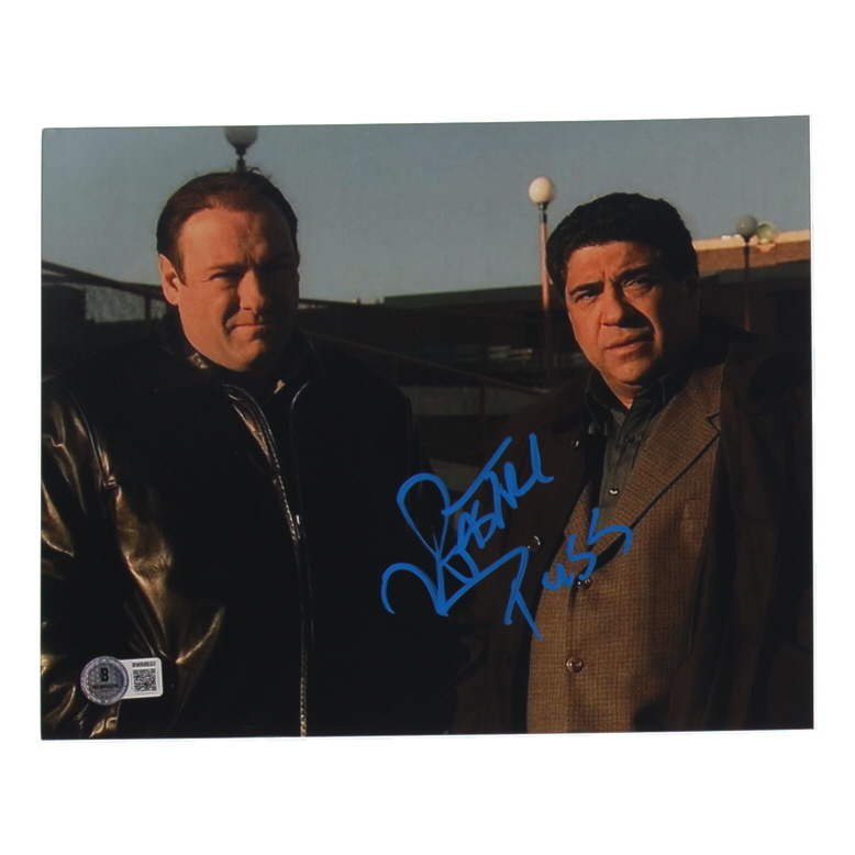 Vincent Pastore Signed "The Sopranos" 8x10 Photo Inscribed "Puss" (Beckett) at PristineAuction.com Vincent Pastore Signed "The Sopranos" 8x10 Photo Inscribed "Puss" (Beckett) at PristineAuction.com