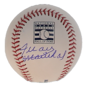 Juan Marichal Signed OML Hall of Fame Logo Baseball (JSA) at PristineAuction.com Juan Marichal Signed OML Hall of Fame Logo Baseball (JSA) at PristineAuction.com