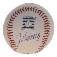 John Smoltz Signed OML Hall of Fame Logo Baseball (Beckett) at PristineAuction.com