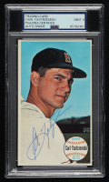 Carl Yastrzemski Signed 1964 Topps Giants #48 (PSA | PSA Autograph Graded 9) at PristineAuction.com