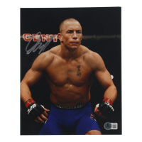 Georges St-Pierre Signed UFC 8x10 Photo (Beckett) at PristineAuction.com