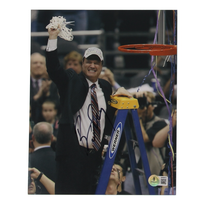 Bill Self Signed Kansas Jayhawks 8x10 Photo (Beckett) at PristineAuction.com Bill Self Signed Kansas Jayhawks 8x10 Photo (Beckett) at PristineAuction.com